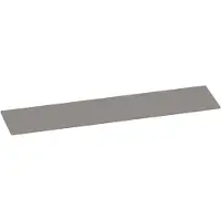 Brauer Ocean Slim Topblad 200x46cm MDF - Mat Taupe (18 Mm) - Badkamermeubels - Wastafelbladen - 8720359348418