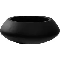 Pottery Pots Schaal-Plantenbak Tara Zwart D 40 cm H 15,5 cm Opening 29.5 cm