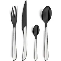 Amefa Bestekset Lumino Black / White Handle (16-delig)
