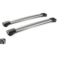 Yakima Rail zwarte aluminium dakdragers - 97 cm