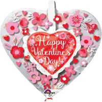 Amscan - Folieballon Happy Valentines Day 66 cm
