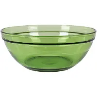 Duralex Gigogne Glazen Stapelbare Mengkommen/Voorbereidingskommen Set van 6, Groen. 1 qt. / 8?"