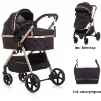 Chipolino Kinderwagen Chipolino Misty Ebony