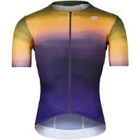 Sportful Flow Supergiara Korte Mouw Trui Paars/Geel || Maat: XXL