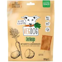 Vegdog Jerkeys - Vegan Hondensnack - Jackpot Beloning - Gerookt - Hypoallergeen