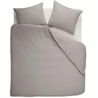 Beddinghouse Frost dekbedovertrek - Tweepersoons - 200x200/220 - Licht grijs