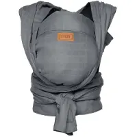Bykay newborn halfbuckle draagdoek mouse grey unisex