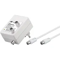 Pro Coax splitter met antenneversterker 10 dB voor twee aansluitingen