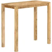 vidaXL Bartafel 112x55x108 cm massief mangohout