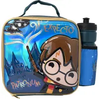 Blue Sky Studios Harry Potter - Lunchtas met 3D-Reliëf en Fles - Blauw