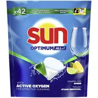 SUN Vaatwastabletten Optimum All-in-1 Citroen 42 Stuks