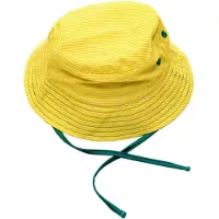 Ducksday - zonnehoedje voor baby - UPF50+ - Katoen - Cala - geel - maat 62/68 - 0-3 maanden