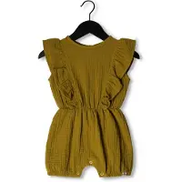 Alwero Dames Jumpsuits Overall Ruffles - Olijf - Maat 68/74