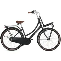 POPAL Transportfiets Daily Dutch Basic+ dames 59 cm mat zwart