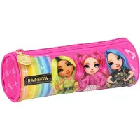 Rainbow High Pennenetui in cilinder vorm, , roze (20 x 7 x 7 cm)