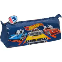 Big Buy Cooking Schoolpennenzak Hot Wheels Speed club Oranje Marineblauw (21 x 8 x 7 cm)