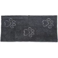Dog Gone Smart Dirty Dog droogmatloper Zwart 156 x 76 cm