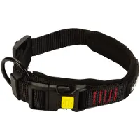 Beeztees Hondenhalsband Parinca Premium Zwart 30-35 X 2 Cm