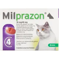 Merkloos Milprazon 4 mg/10 mg | 4 tabletten