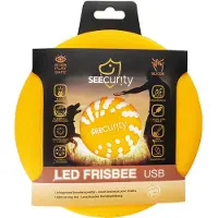 Duvo+ Duvoplus - Speelgoed Voor Dieren - Hond - Led Frisbee Usb 20x20x1cm Oranje - 1st