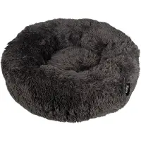 District 70 FUZZ Donut Hondenmand - Donker Grijs - Large Ø 80 cm