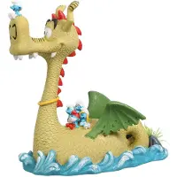 Diverse Smurfs On The Water With Dragons Figure Groen Kinderen