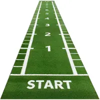 Lifemaxx Sprinttrack - Kunstgras - 1,5 x 11 m - Groen