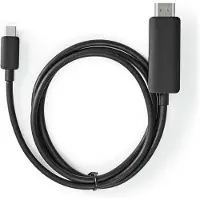 Nedis USB-C Adapter | USB-C Male naar HDMI | 2 m | 1 stuks - CCGB64655BK20 CCGB64655BK20