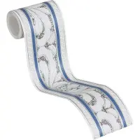 A.S. Création ARTDECO BEHANGRAND - Blauw Grijs Wit - AS Creation Only Borders