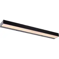 Lucide Badkamer Wandlamp Alexa 60cm Zwart Ip44 8w