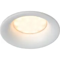 Lucide ZIVA - Inbouwspot Badkamer - Ø 8,4 cm - 1xGU10 - IP44 - Wit