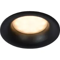 Lucide Inbouwspot Ziva - Zwart - 8,5cm - Gu10
