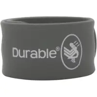 Durable Grijze Klaparmband 24cm 2 stuks