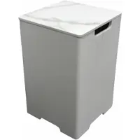 Elementi - Gasfles cover in marmerlook voor de Athen haard