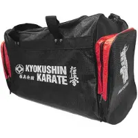 Matsuru Hong Ming Kyokushin Sporttas Zwart - Rood - Groot