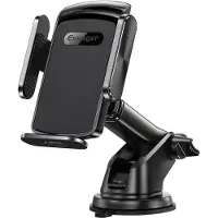 Essager Universele Telefoonhouder Auto Dashboard/Raam Zuignap Zwart
