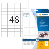 Herma Veiligheidsetiket 4232 45.7x32.2mm wit 1200 stuks