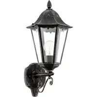 Eglo Navedo Wand M Zwart 1 Lichtpunt Omhoog