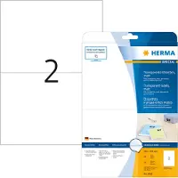 Herma Transparante folie-etiketten mat, A4, 210 x 148 mm, weervast, permanent hechtend