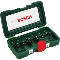Bosch 6-delige frezenset 1/4" schacht