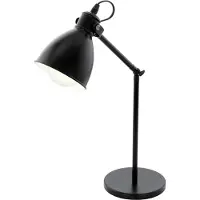 Eglo bureaulamp Priddy zwart 40W