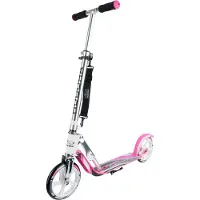 Hudora BigWheel 205 Scooter Step - Wit/Roze