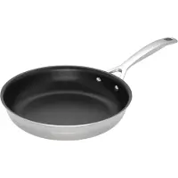 Le Creuset 3-lagig, Pan + steelpan, Zilver