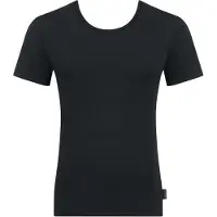Sloggi 24/7 T-shirt ronde hals 2-pack zwart | Maat L | Zwart