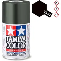 Tamiya Kunststofffarbspray TS-82 Rubber bl