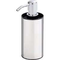 Wenko zeepdispenser Detroit 200 ml 16,3 cm RVS zilver