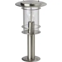 Brilliant 44784/82 York Staande buitenlamp Halogeen E27 60 W RVS