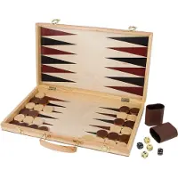 Small Foot - Houten Schaakspel en Backgammon
