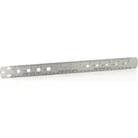 Xlc TO-S68 Spaaklineaal - Zilver
