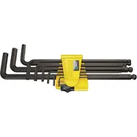 Wera Set schroevendraaiers met hoekkop, in handgreep, 9-delig, 5/64" - 3/8", met kogels. Merk: . Artikelnummer: 4013288111975